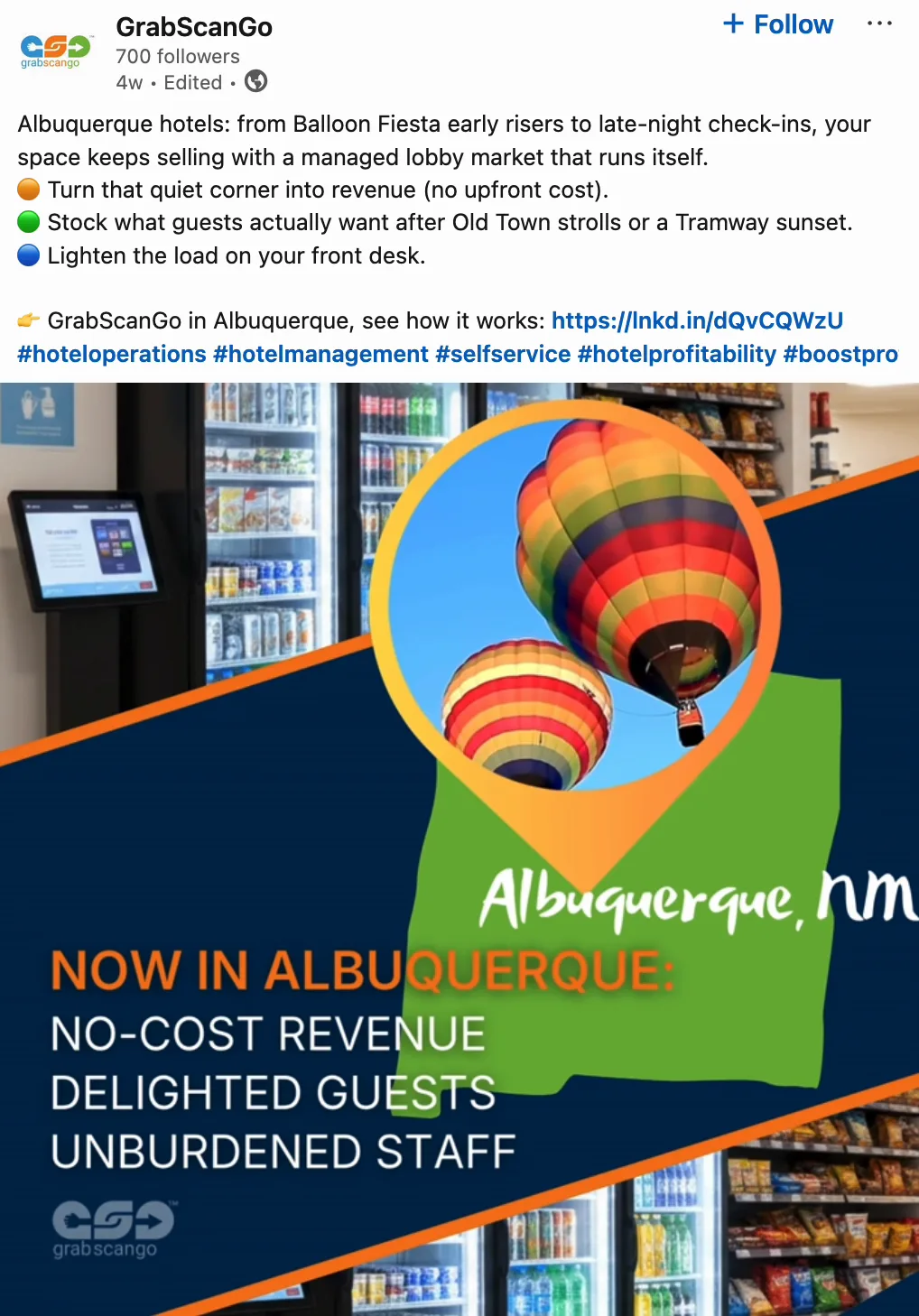 GrabScanGo social content project preview